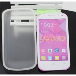Θήκη TPU GEL για Alcatel One Touch Pop C2 (OT-4032D) Λευκό (ΟΕΜ)