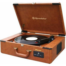 Roadstar TTR-730U Πικάπ Βαλιτσάκι με Ηχεία Brown
