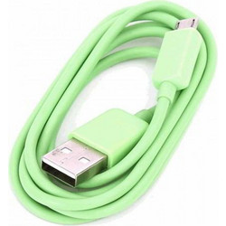 USB 2.0 A CABLE 1m MALE TO MICRO USB 2.0 B MALE GREEN OUCG