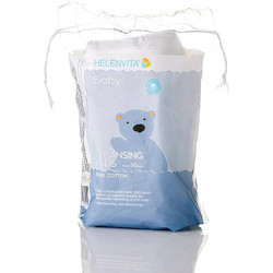 Helenvita Baby Cleansing Pads Δίσκοι Καθαρισμού Από Αγνό Βαμβάκι 50τμχ
