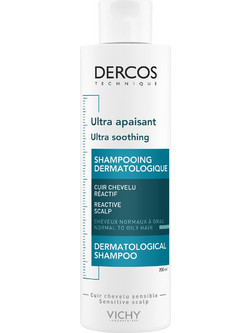 Vichy Dercos Ultra Soothing Σαμπουάν κατά της Ξηροδερμίας για Λιπαρά Μαλλιά 200ml