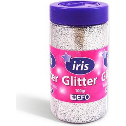 Iris Χρυσόσκονη Αλατιέρα Ασημί 100gr