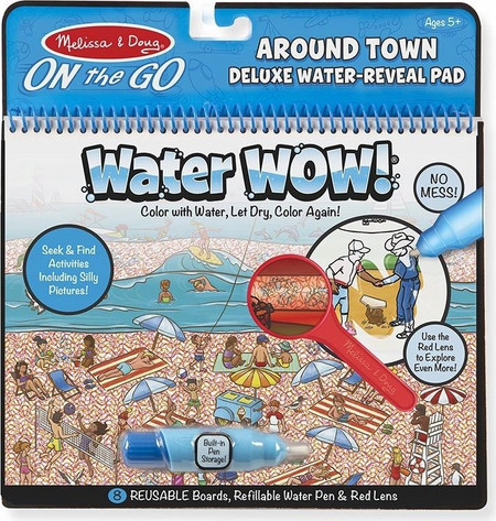 Melissa & Doug Water Wow ζωγραφική με νερό Around Town Deluxe Water Reveal Pad κωδικός 19457