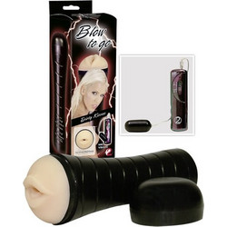 You2Toys Blow to Go Vibrator Pocket Pussy Αυνανιστήρι με Δόνηση