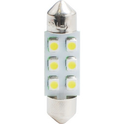 M-tech C5W / C10W LED Κίτρινο 6 SMD 36mm 12V 48W 1τμχ