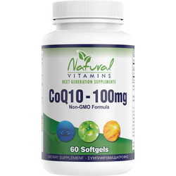 Natural Vitamins CoQ10 100mg 60 Μαλακές Κάψουλες