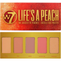 W7 Life's A Peach Cheek & Face Palette