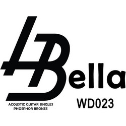 La Bella WD023 Χορδή Ακουστικής Κιθάρας Phosphor Bronze 23"