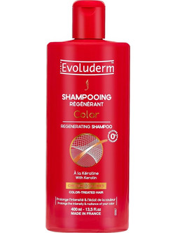 Evoluderm Color Σαμπουάν Κερατίνης για Προστασία Χρώματος για Βαμμένα Μαλλιά 400ml