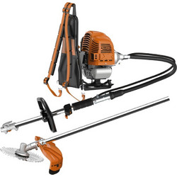 Kraft 691055 Χορτοκοπτικό Βενζίνης Δίχρονο Πλάτης 3hp 11kg