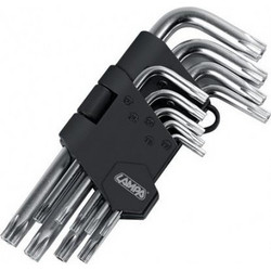 Lampa TORX ΚΛΕΙΔΙΑ 9 ΤΕΜΑΧΙΩΝ (T10/15/20/25/27/30/40/45/50) ΧΡΩΜΙΟ-ΒΑΝΑΔΙΟ (CRV)