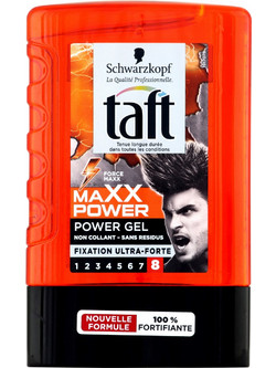 Schwarzkopf Testanera Taft Maxx Touch Power Gel Μαλλιών Ανδρικό Πολύ Δυνατό Κράτημα 300ml