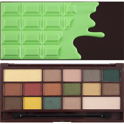 Makeup Revolution I Heart Chocolate Mint Chocolate Παλέτα Σκιών 22gr