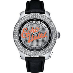 Marc Ecko The Madison Γυναικείο Ρολόι με Μαύρο Δερμάτινο Λουράκι E15078G2