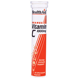 Health Aid Vitamin C 1000mg Orange 20 Αναβράζοντα Δισκία