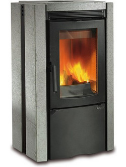 La Nordica Ester BII Μαντεμένια Ξυλόσομπα Αερόθερμη 6.5kW