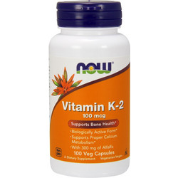 Now Foods Vitamin K-2 100mcg 100 Κάψουλες