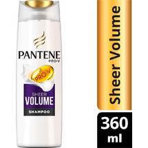 Pantene Pro V Sheer Volume Σαμπουάν για Όγκο για Λεπτά Μαλλιά 360ml