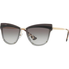 Prada SPR 12US KUI0A07 Γυναικεία Γυαλιά Ηλίου Πεταλούδα Μεταλλικά Χρυσά με Μαύρο Degradee Φακό