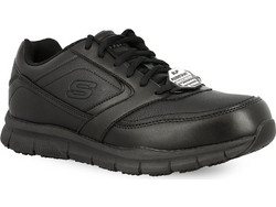 Skechers Work Relaxed Fit Nampa SR Αθλητικά Παπούτσια Εργασίας Μαύρα 77156-BLK