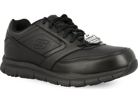 Skechers Work Relaxed Fit Nampa SR Αθλητικά Παπούτσια Εργασίας Μαύρα 77156-BLK
