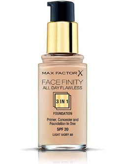 Max Factor Facefinity All Day Flawless 3 In 1 42 Ivory Liquid Foundation 30ml