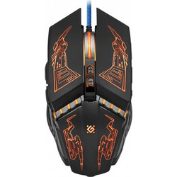Defender Halo Z GM-430L Ενσύρματο Gaming Ποντίκι RGB 3200 DPI Black