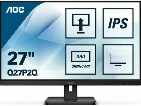 AOC 27P2Q IPS Monitor 27" 1920x1080 FHD 75Hz 4ms