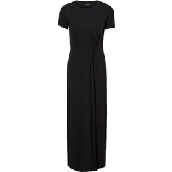 Vero Moda Midi Καλοκαιρινό Καθημερινό Φόρεμα Μαύρο 10226318