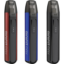 Justfog Minifit Max Black Ηλεκτρονικό Τσιγάρο Starter Kit 1.5ml με Ενσωματωμένη Μπαταρία