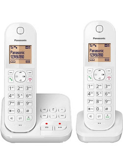Panasonic KX-TGC422 Ασύρματο Τηλέφωνο Σετ Duo Λευκό
