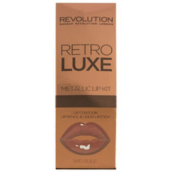 Makeup Revolution Retro Luxe Metallic Lip Kit We Rule