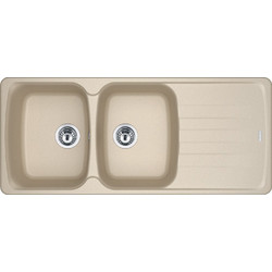 Franke Antea AZG 621 Beige Ένθετος Νεροχύτης Γρανίτη Αντιστρεφόμενος 116x50cm