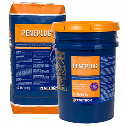Penetron Hellas Peneplug Επαλειφόμενο Στεγανωτικό Τσιμεντοειδές Κονίαμα Ταράτσας Γκρι 4kg