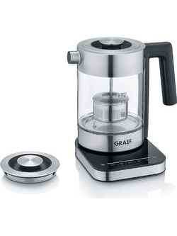 Graef WK 350 Γυάλινος Βραστήρας 1lt 2000W με Ρύθμιση Θερμοκρασίας