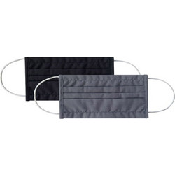 KikkaBoo Face Mask Grey & Black 2τμχ