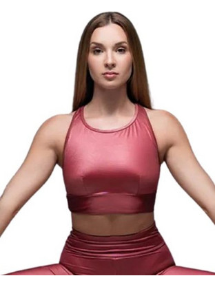 Luna Flex Fit Racerback Αθλητικό Μπουστάκι με Μέτρια Στήριξη & Ελαφριά Ενίσχυση Μπορντό 5102