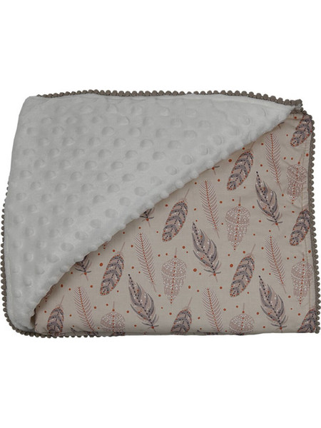 Bebe Stars Boho Κουβέρτα Αγκαλιάς Fleece 90x90 Μπεζ
