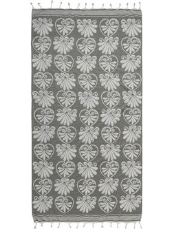 Pestemal sf07 Πετσέτα Θαλάσσης Χακί 90x180cm