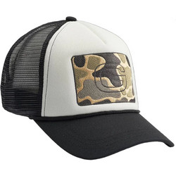 Gabba Wolf Cam Ανδρικό Καπέλο Jockey με Δίχτυ Snapback Υφασμάτινο Μαύρο 11010-9005