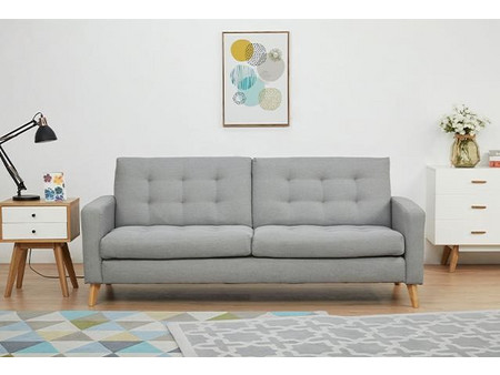 Nextdeco Soho Τριθέσιος Καναπές Κρεβάτι Χακί 201x90x81cm 18903-05-2