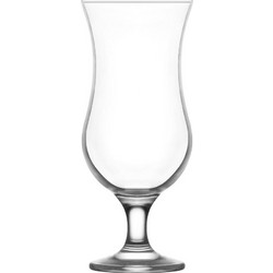 LAV Ποτήρια Κοκτέιλ Γυάλινα Κολωνάτα Fiesta 390ml 12τμχ LVFST57739Z