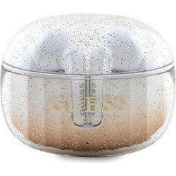 Guess Glitter Gradient Ακουστικά Bluetooth In Ear Ανθεκτικά στο Νερό Gold
