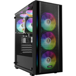 GAMDIAS Aura GC2 Elite Black Gaming Midi Tower Κουτί Υπολογιστή RGB με Πλαϊνό Παράθυρο