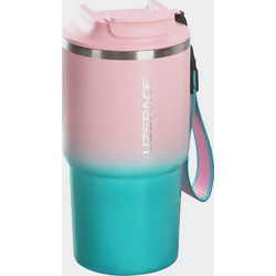 Uzspace Stainless Cup UZ-4224 Pink/Cyan 580ml