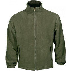 Fageo Polar Ανδρική Ζακέτα Fleece με Φερμουάρ Χακί 00614