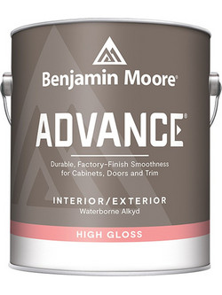 Benjamin Moore Advance Ακρυλικό Χρώμα Εξωτερικού Χώρου Λευκό High Gloss 0.946lt