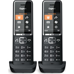 Gigaset Comfort 550HX Ασύρματο Τηλέφωνο Σετ Duo Μαύρο