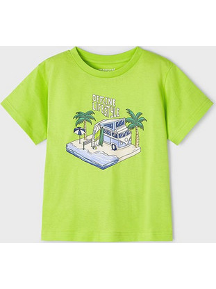 Mayoral Παιδικό T-Shirt Κοντομάνικο Lime 24-03004-011