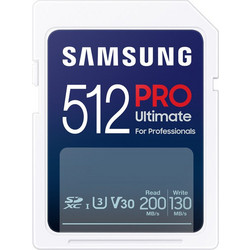 Samsung Pro Ultimate 512GB Class 10 U3 V30 UHS-I 200MB/s